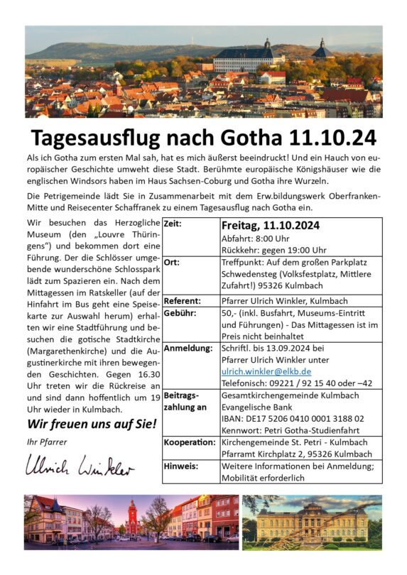 Studienfahrt-Gotha-Ausschreibung